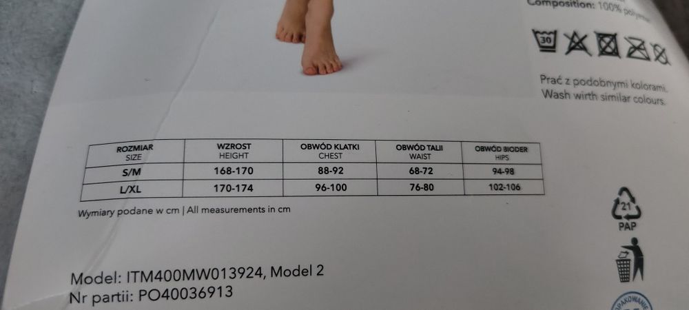 Szlafrok damski w serca L/Xl