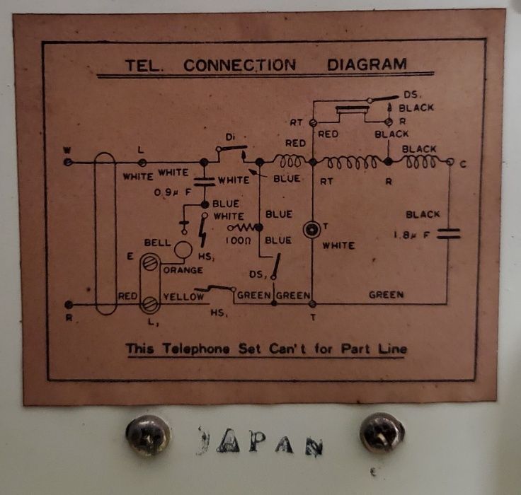 Telefone Antigo Japonês