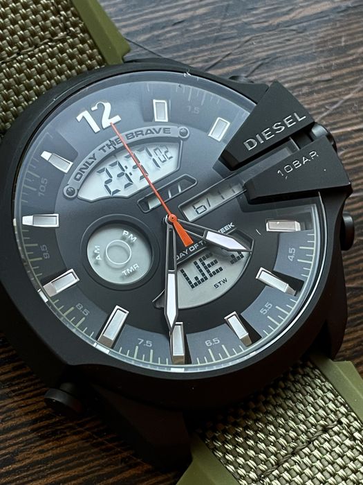 -60% Diesel Mega Chief DZ4549 годинник хакі хаки часы мужские большие