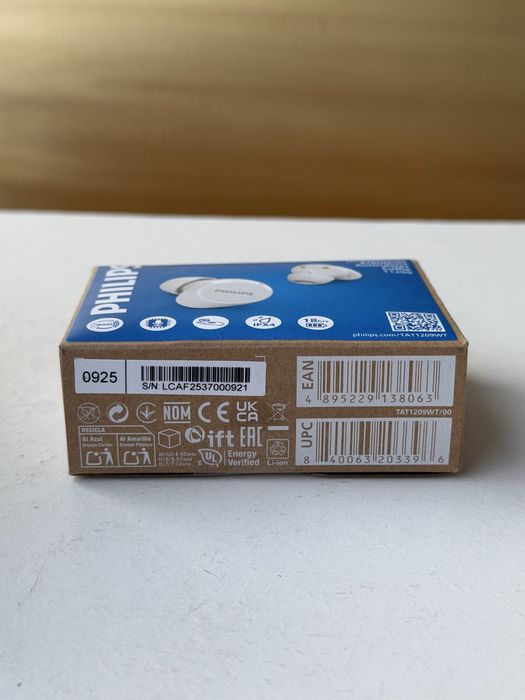 Навушники TWS Philips TAT1209 White