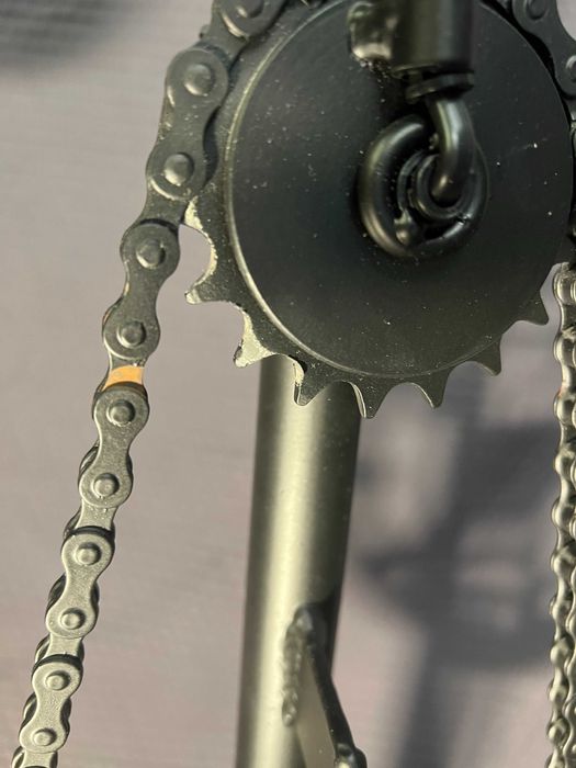 Kaspa BIKE Lampa stołowa/biurkowa industrialna techniczna rower