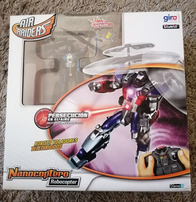 Air Raiders Robocopter telecomando ainda fechado caixa