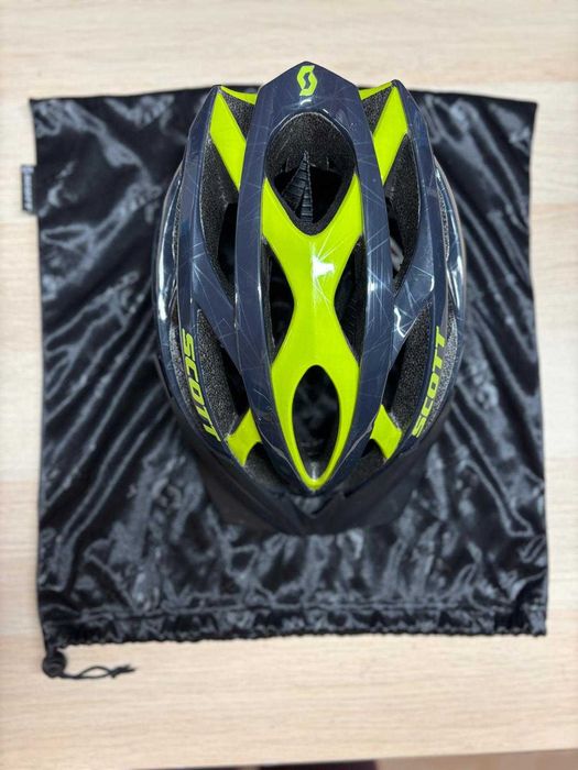 Capacete bicicleta Scott Wit Preto e Verde (M)