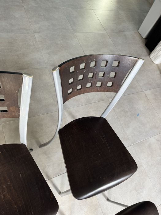 4 cadeiras de cozinha em wenge