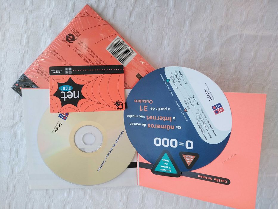 CD's de Acesso à Internet de Várias Operadoras