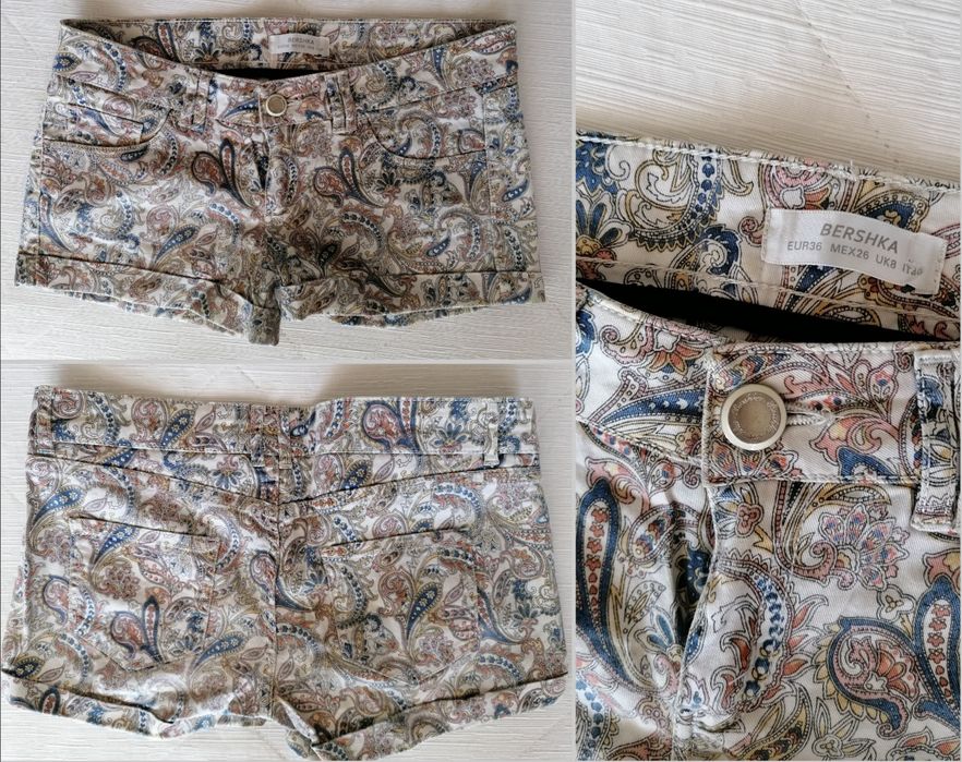 Calções diversos de mulher, bershka e pull and bear, 36 e 38