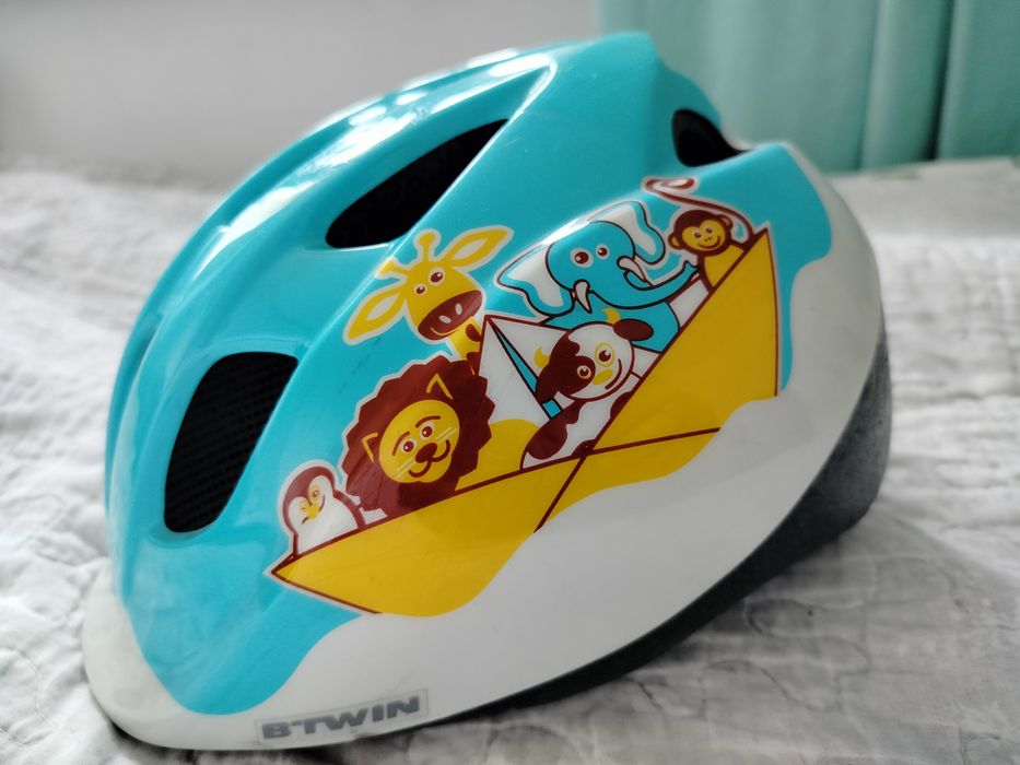 Kask Rowerowy Dziecięcy B'TWIN Baby H 300 (46-55 cm)