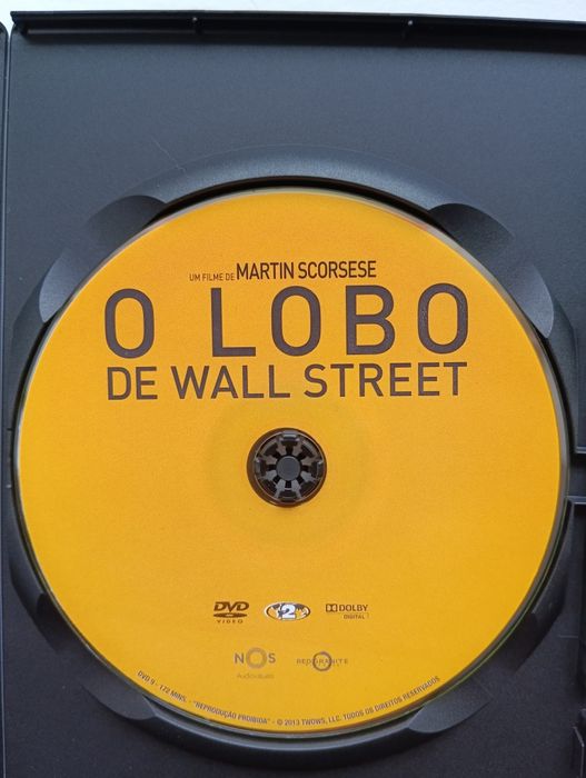 DVD o lobo de wall street