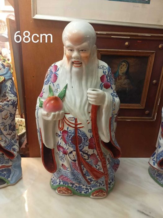 Divindades Chinesas Cerâmica