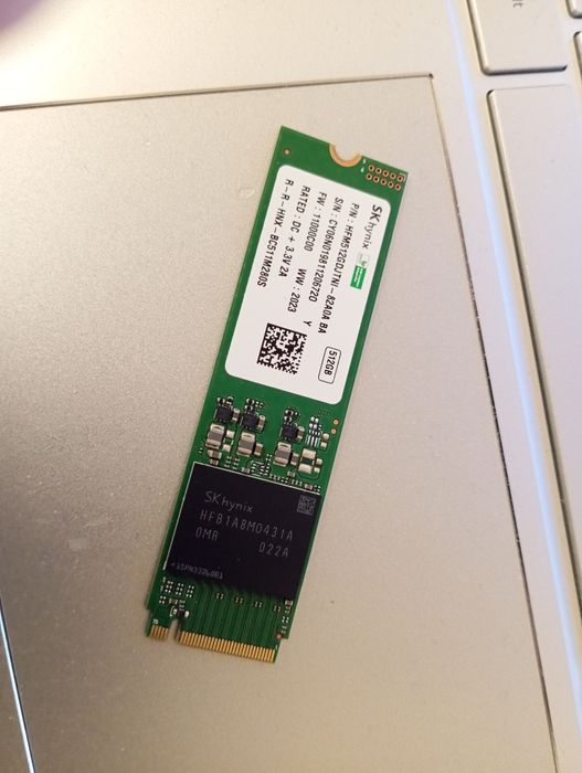 Накопичувач M.2 NVMe 2280 512 GB SK Hynix (Здоров'я 100%)