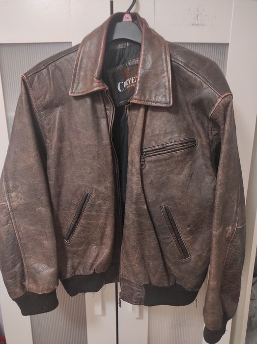 Kurtka pilotka skóra