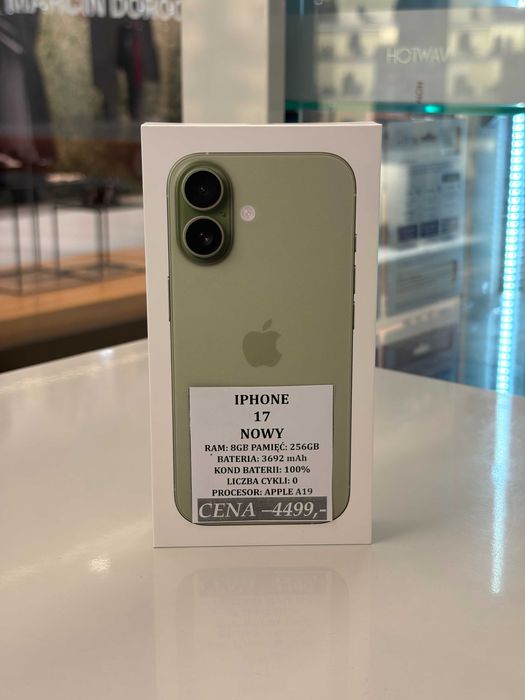 iPhone 17 256GB NOWY Topcase Vivo *Raty 0%