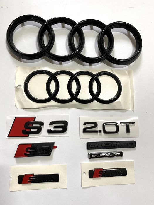 Емблема шильдик логотип значок Audi A3 S3 8v 8p S-line