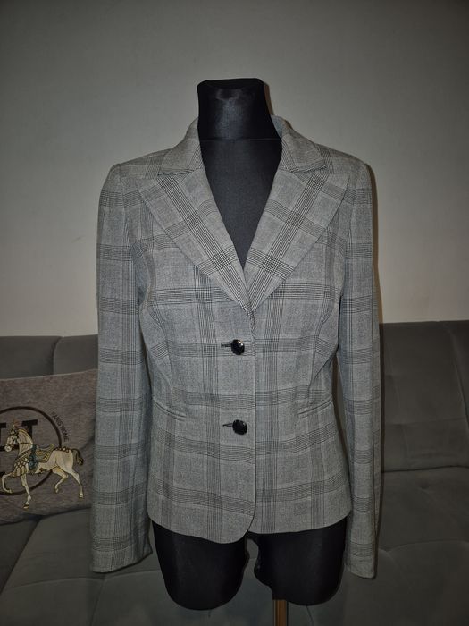 Marynarka w kratę 40