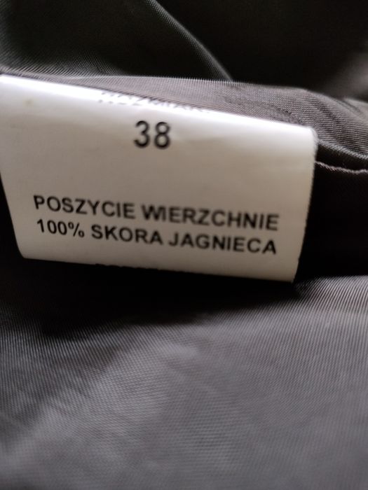 Kurtka żakiet miękkiej skóry naturalnej