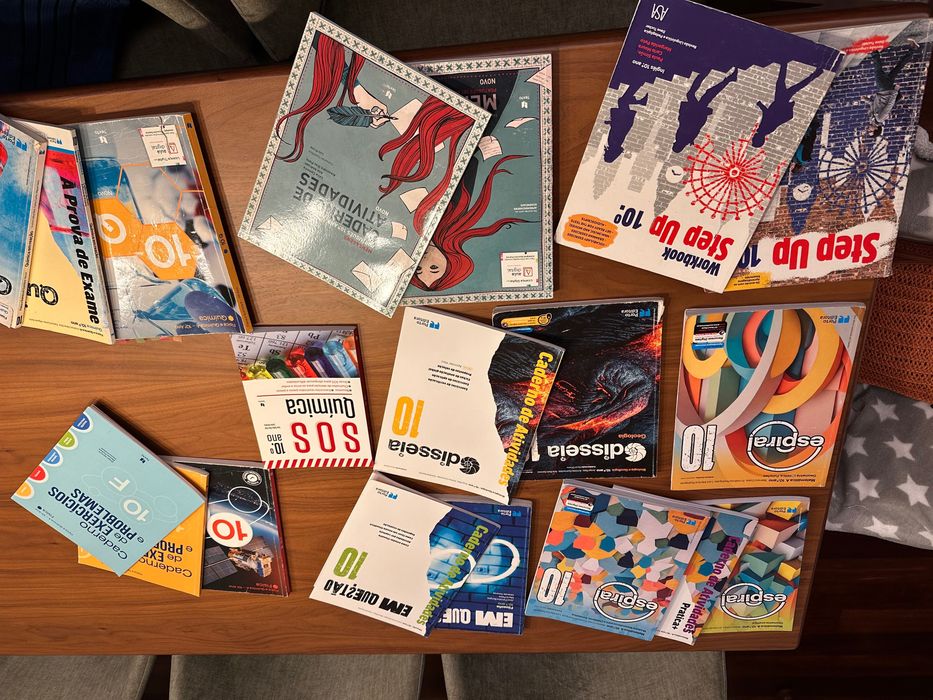 Livros escolares 10 ano area ciências
