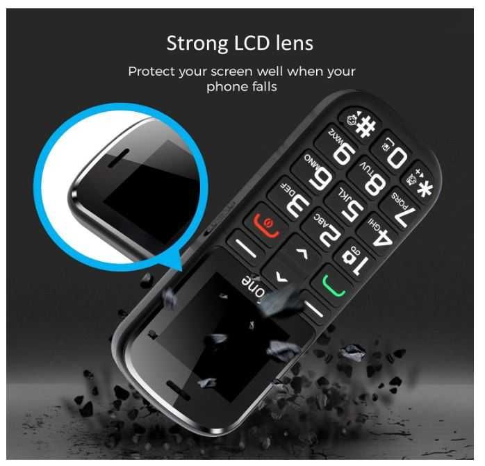 Telefon dla seniorów Artfone CS182 kolor czarny