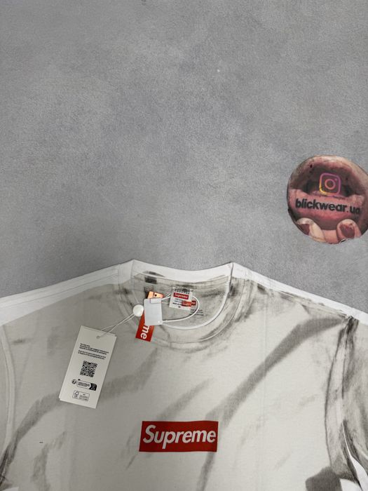 футболка Supreme x maison margiela white tee S M L balenciaga vetements S M L