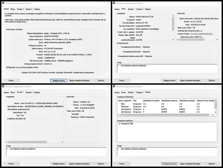 HP z240 - Intel Xeon - 2TB