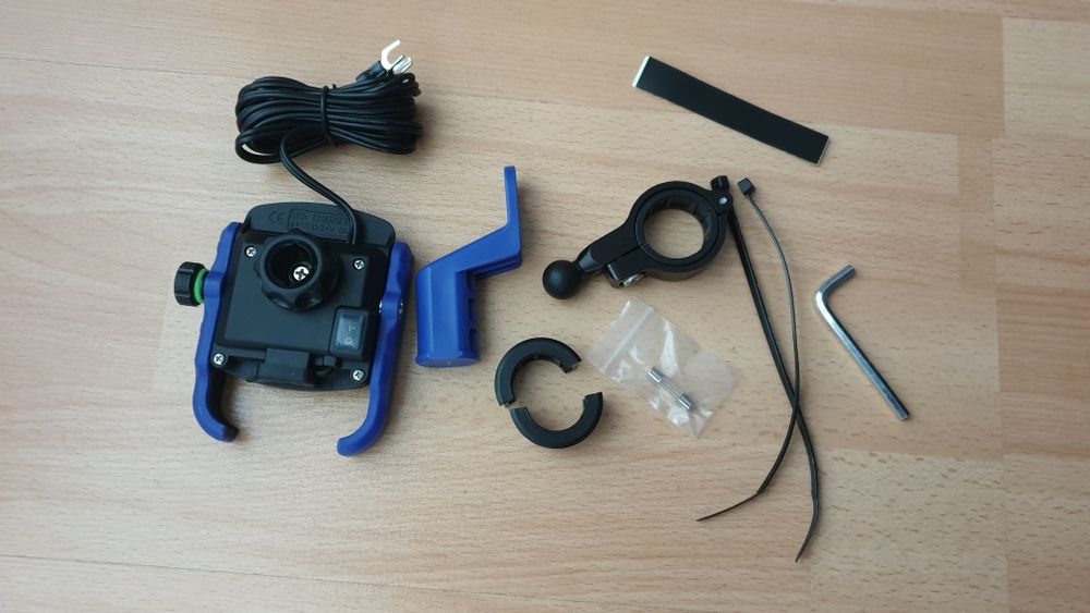 Uchwyt na telefon ładowarka motocyklowa USB QC 3.0 nowa