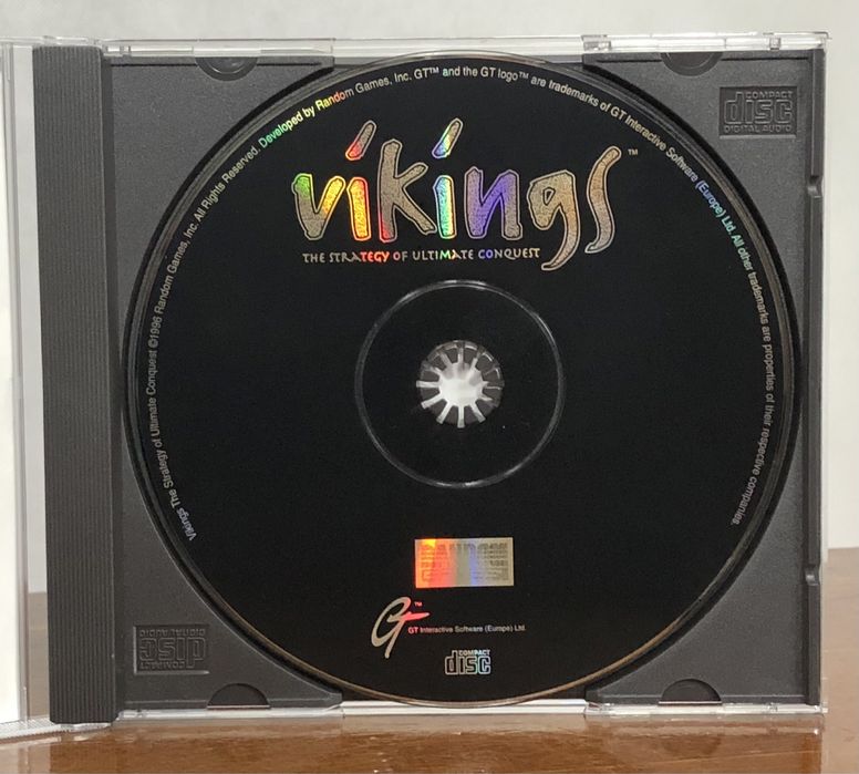 Gra Vikings The Strategy of Ultimate Conquest PC Mac 1996 retro bigbox