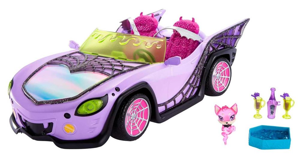 Машинка для ляльки Monster High Монстро-мобіль HHK63 Монстер Хай