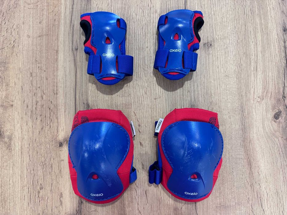 Protecções para crianças para patins, skates, bicicletas