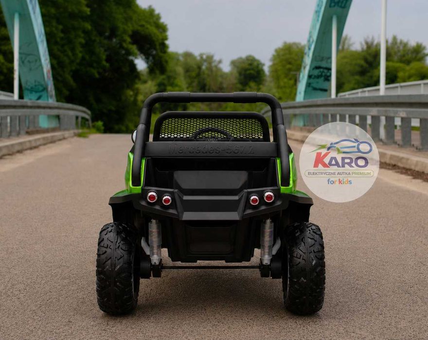 Auto na Akumulator Mercedes Unimog 4x4 Pojazd dla dzieci Napęd 4x4 LED