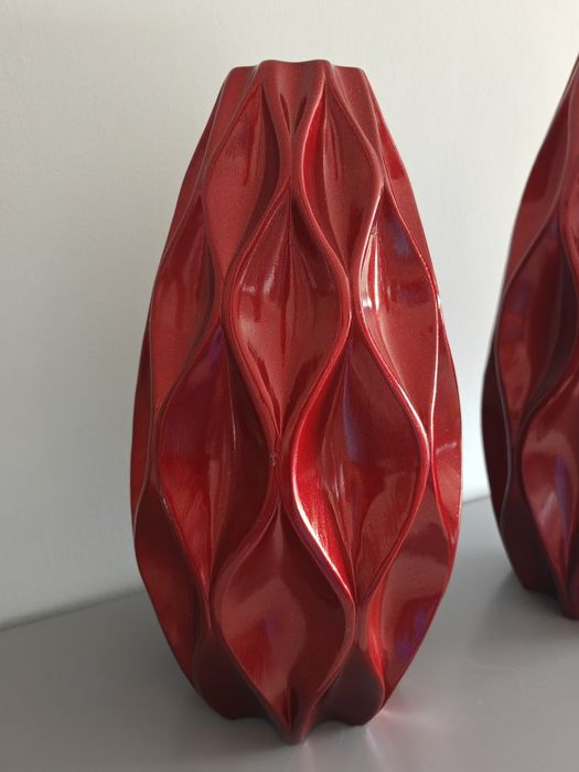 Peças decorativas vermelho + capas de almofada + vela