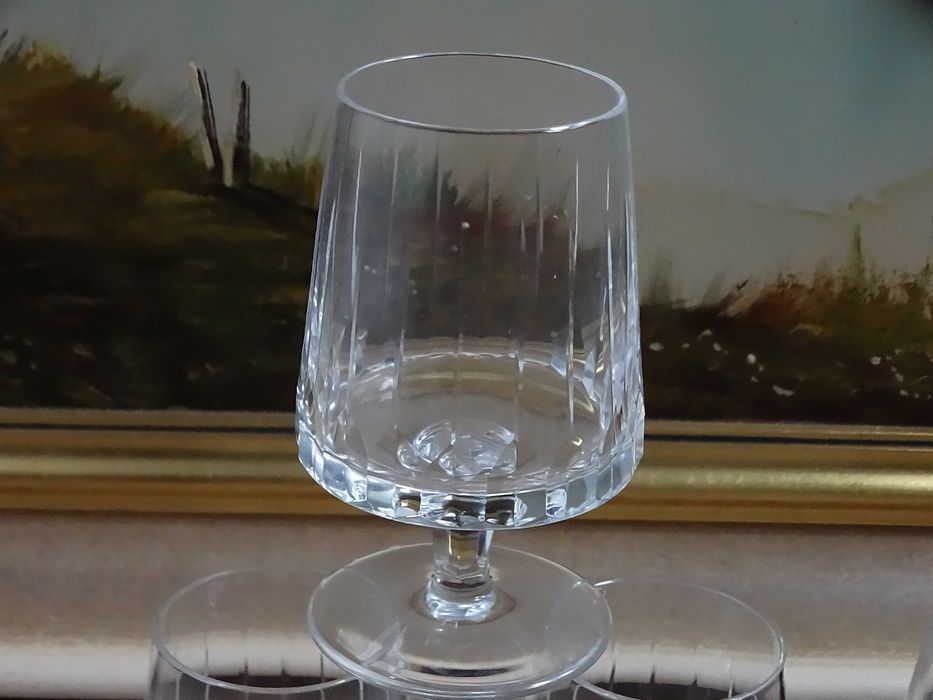 Komplet 4 kryształowych kieliszków / kryształy vintage PRL