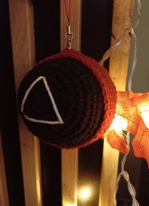 Brelok Squid Game, handmade,  rękodzieło