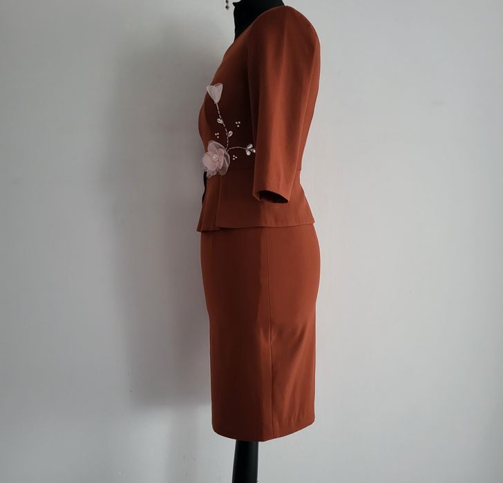 UNIKAT piękna sukienka mini Midi top spódnica lolita 36 s 34 xs