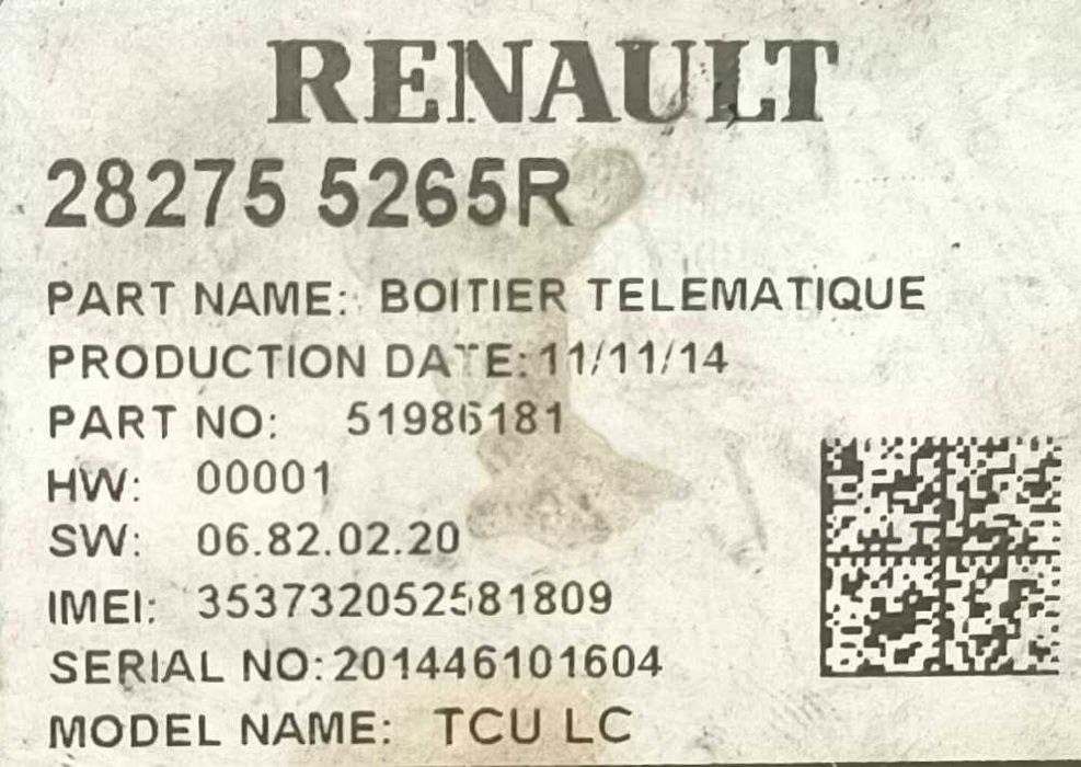 Módulo Electrónico RENAULT CAPTUR I (J5_, H5_) [06.2013 - ...]