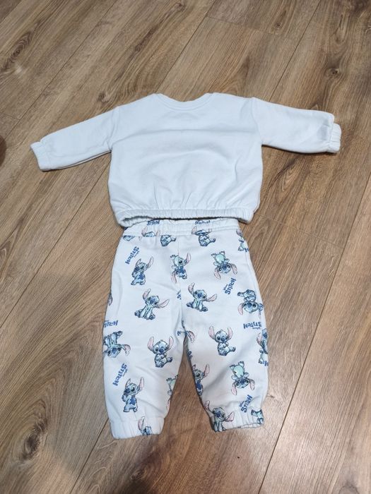 Komplet / Dres Disney Stitch – bluza + spodnie (6–9 mies., 74 cm)