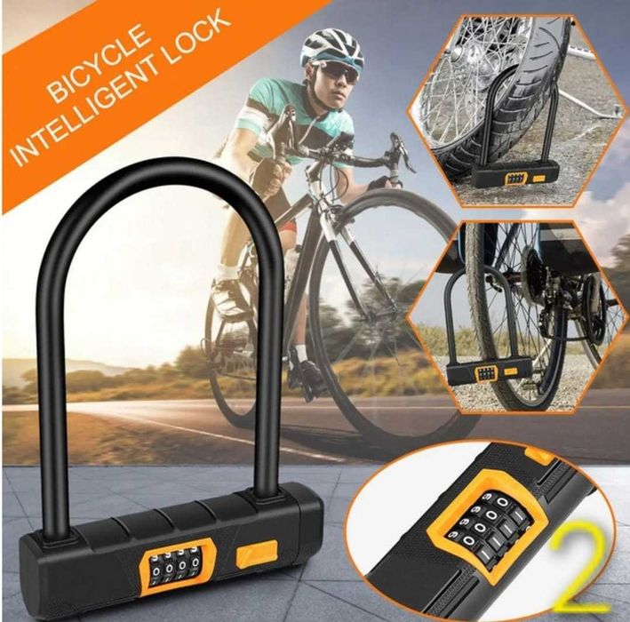 Мото вело замок протиугінний надійний для самокатів, велосипедів