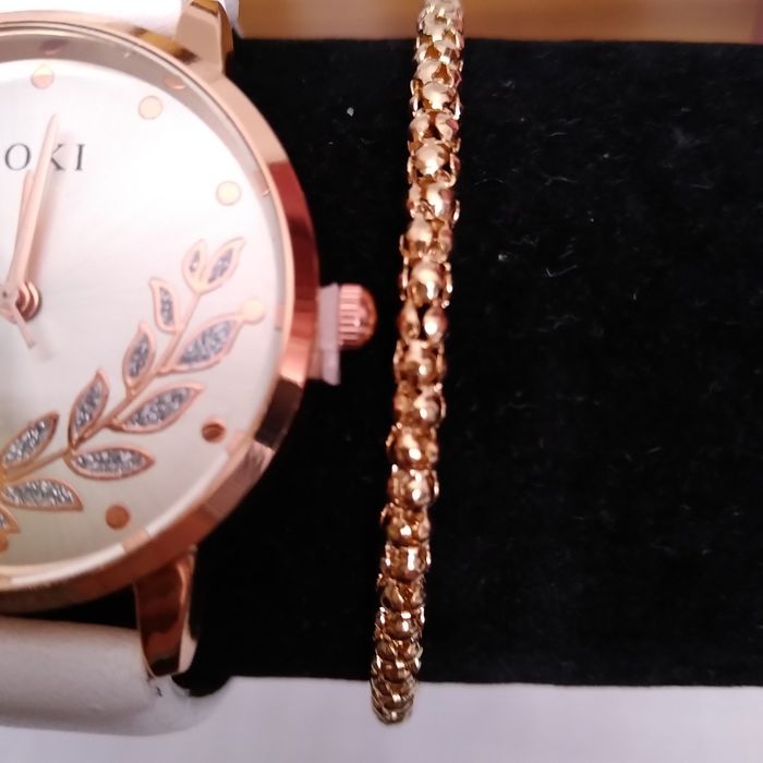 Damski komplet zegarek i bransoletki nowy