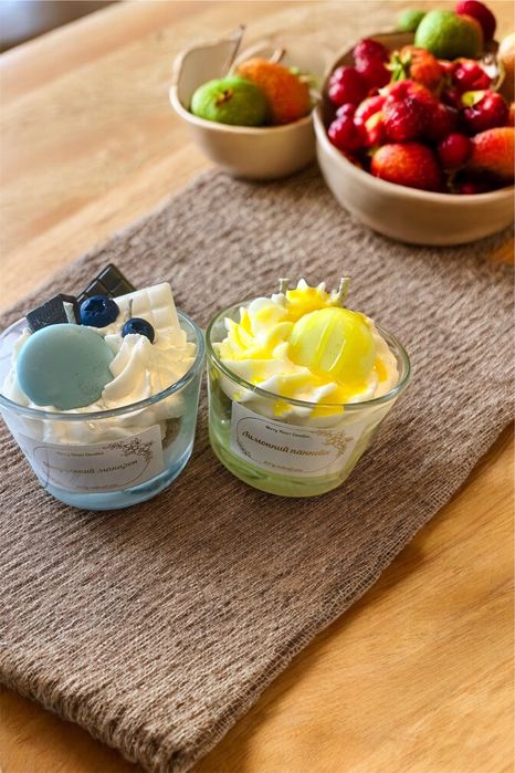 Свічка ручної роботи подарунок аромасвічка декор