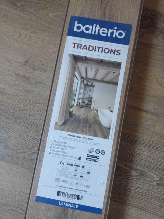 Panele podłogowe laminowane Balterio dąb industrialny pow. 9 m²