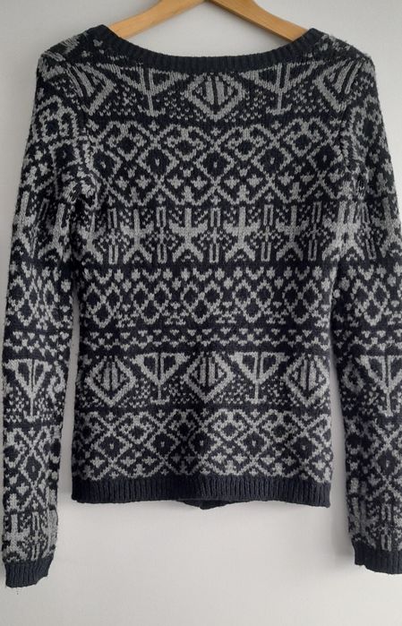 Kardigan wełna alpaka norweski