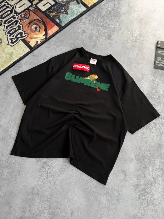 Футболка Supreme Guanna з Бірками чорна