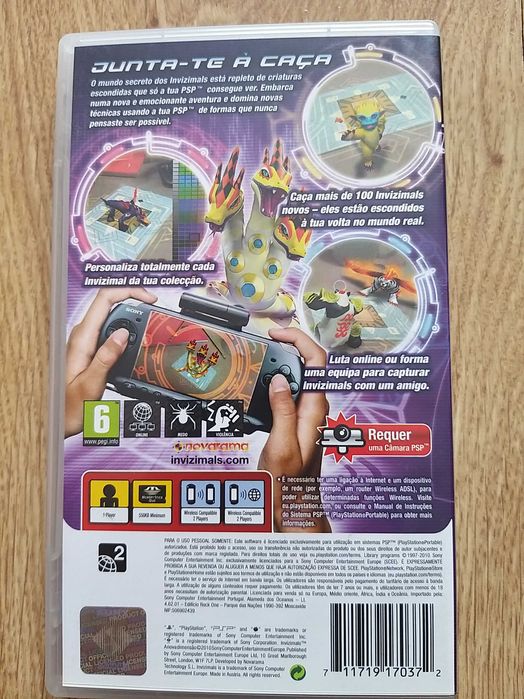Jogo PSP InviZimals - A nova dimensão
