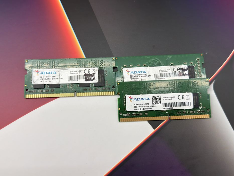 Оперативна пам'ять DDR4 PC4 Sodimm 8GB  2133,2400,2666,3200MHz
