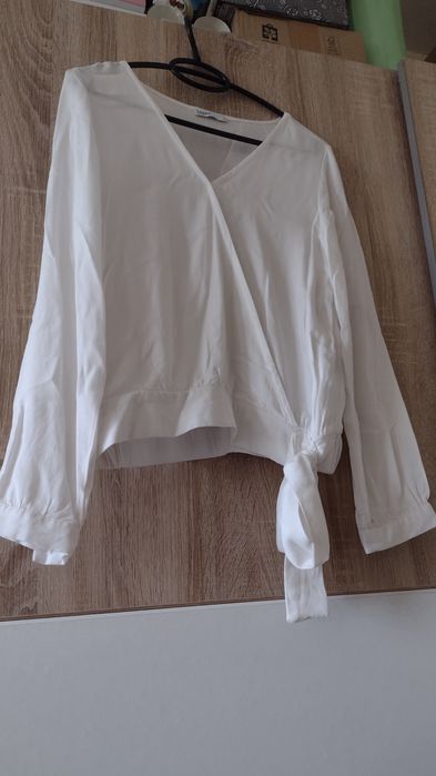 Biała bluzka Cropp XS