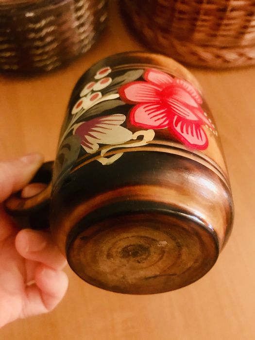 Изделия ручной работы из дерева, с росписью