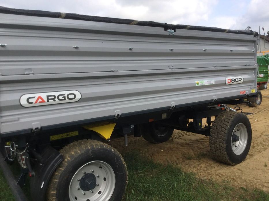 CARGO D80P  Przyczepa rolnicza 8 ton Cargo D80P paletowa