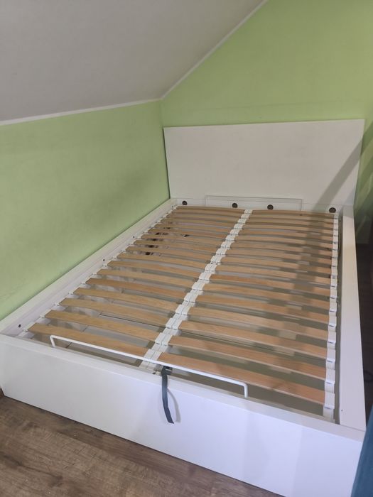 Duże łóżko Ikea,model MALM