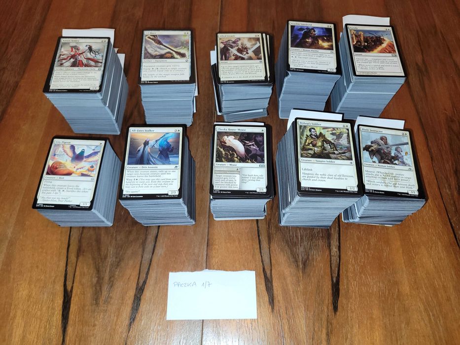 Magic The Gathering MtG zestaw 520 losowych kart CMN UCM. Paczka 1/7.