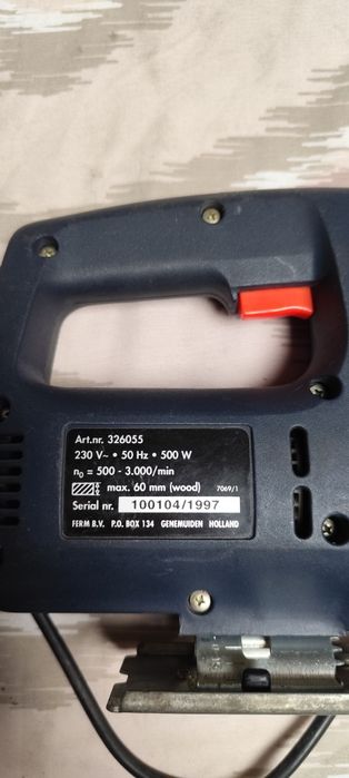 Wyrzynarka ferm JSV-600P Holenderska