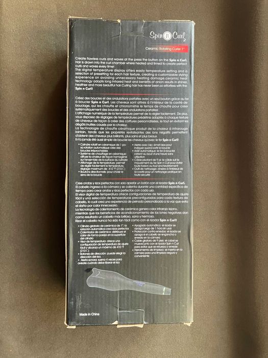 Lokówka obrotowa ceramiczna SPIN & CURL