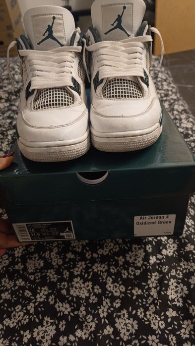 Nike air Jordan 4 oxidized green
